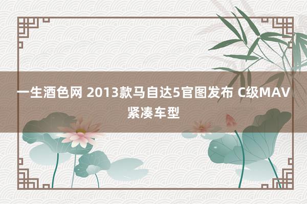 一生酒色网 2013款马自达5官图发布 C级MAV紧凑车型